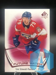 2021-22 SP Authentic Limited Red Future Watch #193 Cole Schwindt